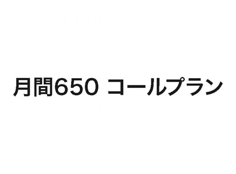 月間650 コールプラン