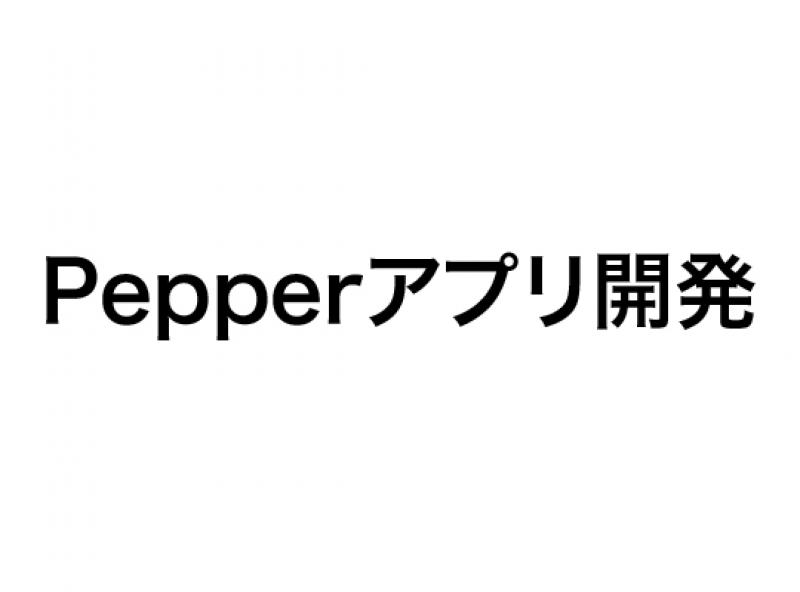 Pepperアプリ開発